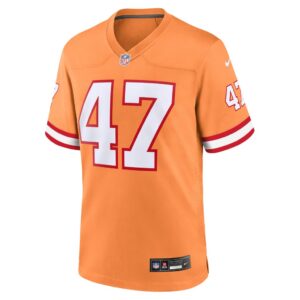 John Lynch Tampa Bay Buccaneers Nike Throwback Game Jersey - Orange