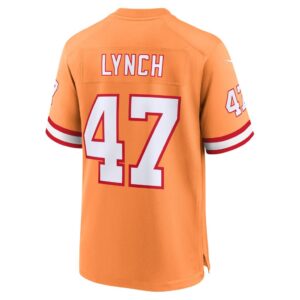 John Lynch Tampa Bay Buccaneers Nike Throwback Game Jersey - Orange