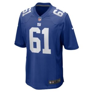 John Michael Schmitz New York Giants Nike Team Game Jersey - Royal