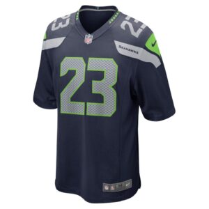 Men's Seattle Seahawks Johnathan Abram Nike College Navy Home Game Player Jersey