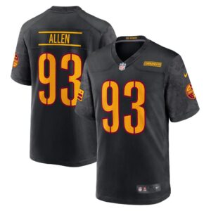 Men's Washington Commanders Jonathan Allen Nike Black Alternate Game Player Jersey