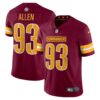 Men's Washington Commanders Jonathan Allen Nike Burgundy Vapor Limited Jersey