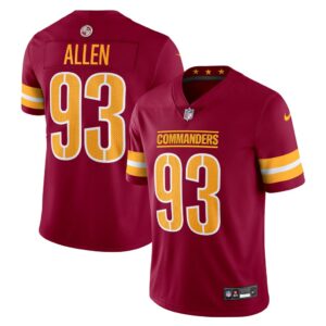 Jonathan Allen Washington Commanders Nike Vapor Untouchable Limited Jersey - Burgundy