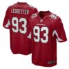 Men's Arizona Cardinals Jonathan Ledbetter Nike Cardinal Game Jersey