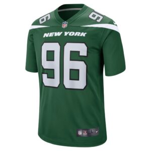 Men's New York Jets Jonathan Marshall Nike Gotham Green Game Jersey