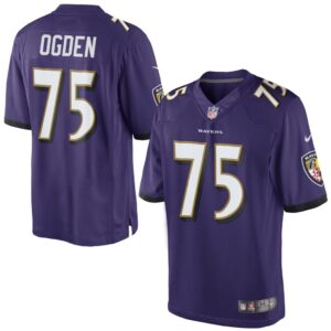 Men's Nike Jonathan Ogden Purple Baltimore Ravens Retired Player Limited Jersey