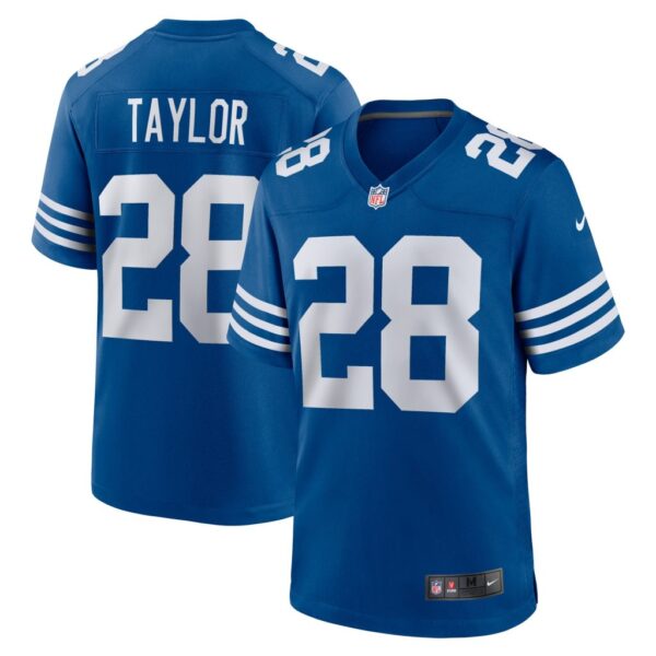 Men's Indianapolis Colts Jonathan Taylor Nike Royal Game Player Jersey