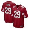 Men's Arizona Cardinals Jonathan Ward Nike Cardinal Game Jersey