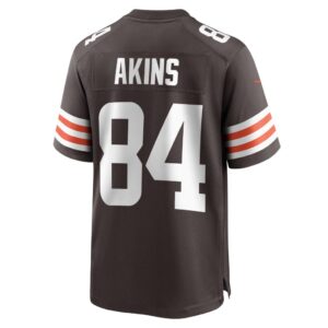 Jordan Akins Cleveland Browns Nike Team Game Jersey - Brown