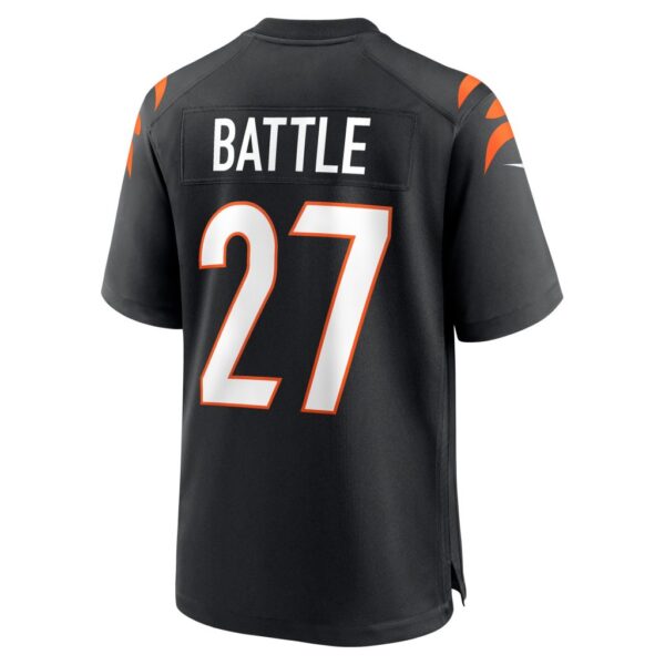 Jordan Battle Cincinnati Bengals Nike Team Game Jersey - Black