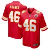 Men's Kansas City Chiefs Jordan Franks Nike Red Game Player Jersey