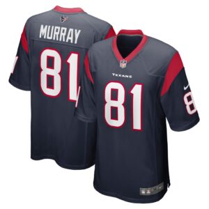 Men's Houston Texans Jordan Murray Nike Navy Team Game Jersey