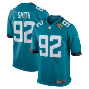 Men's Jacksonville Jaguars Jordan Smith Nike Teal Game Jersey