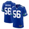 Jordyn Brooks Seattle Seahawks Nike Throwback Player Game Jersey - Royal