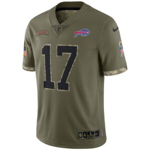 Men's Buffalo Bills Nike Olive 2022 Salute To Service Limited Jersey