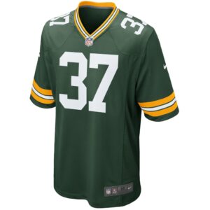 Men's Green Bay Packers Josh Jackson Nike Green Game Player Jersey