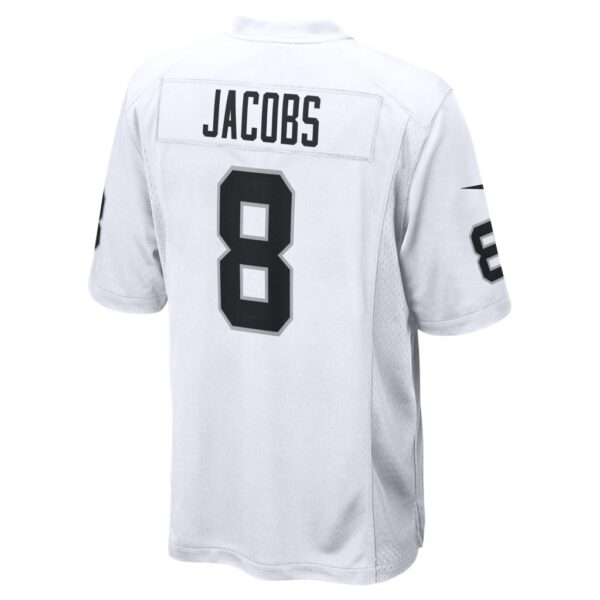 Men's Las Vegas Raiders Josh Jacobs Nike White Game Player Jersey