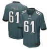 Men's Philadelphia Eagles Josh Sills Nike Midnight Green Game Player Jersey