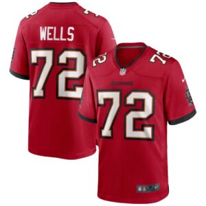 Men's Tampa Bay Buccaneers Josh Wells Nike Red Game Jersey