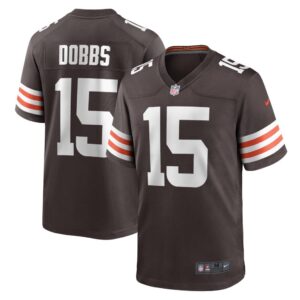 Men's Cleveland Browns Joshua Dobbs Nike Brown Game Jersey