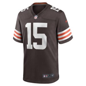 Men's Cleveland Browns Joshua Dobbs Nike Brown Game Jersey