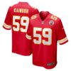 Men's Kansas City Chiefs Joshua Kaindoh Nike Red Game Jersey