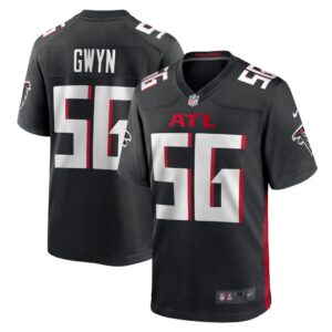 Jovaughn Gwyn Atlanta Falcons Nike Team Game Jersey - Black