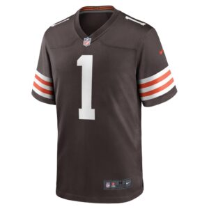 Juan Thornhill Cleveland Browns Nike Game Player Jersey - Brown