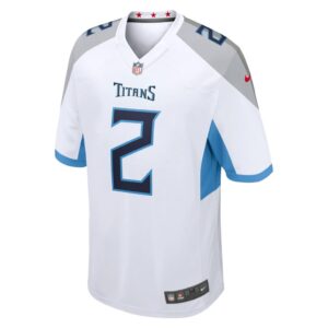 Men's Tennessee Titans Julio Jones Nike White Game Jersey