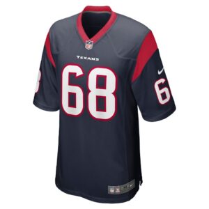 Men's Houston Texans Justin Britt Nike Navy Game Jersey