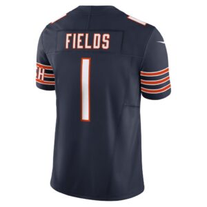 Justin Fields Chicago Bears Nike Vapor F.U.S.E. Limited Jersey - Navy