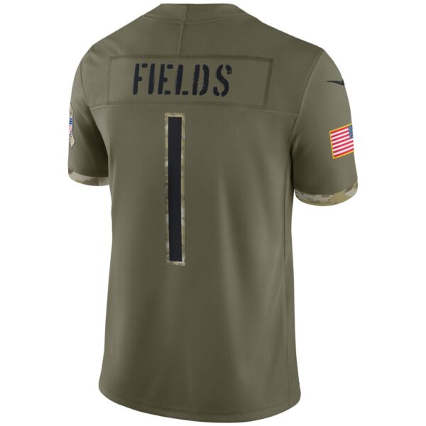 Men's Chicago Bears Nike Olive 2022 Salute To Service Limited Jersey