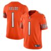 Justin Fields Chicago Bears Nike Alternate Vapor Limited Jersey - Orange