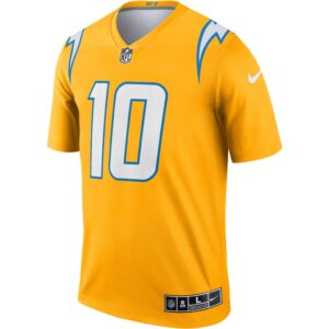 Men's Los Angeles Chargers Justin Herbert Nike Gold Inverted Legend Jersey