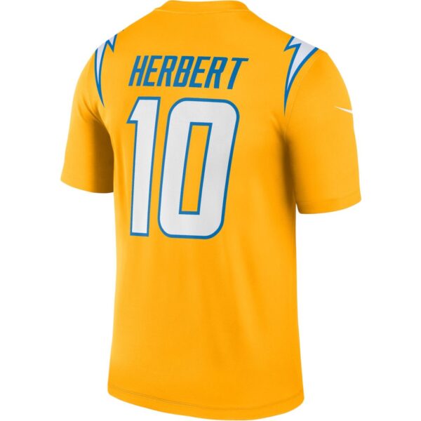 Men's Los Angeles Chargers Justin Herbert Nike Gold Inverted Legend Jersey