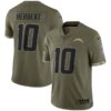 Men's Los Angeles Chargers Nike Olive 2022 Salute To Service Limited Jersey