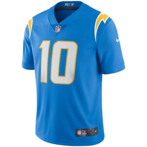 Men's Nike Justin Herbert Powder Blue Los Angeles Chargers Vapor Limited Jersey