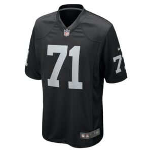 Justin Herron Las Vegas Raiders Nike Team Game Jersey - Black