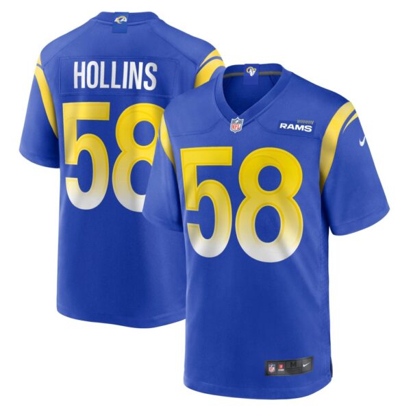 Men's Los Angeles Rams Justin Hollins Nike Royal Game Jersey