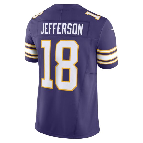 Men's Minnesota Vikings Justin Jefferson Nike Purple Classic Vapor F.U.S.E. Limited Jersey