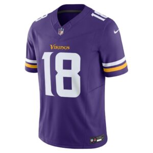 Justin Jefferson Minnesota Vikings Nike Vapor F.U.S.E. Limited Jersey - Purple