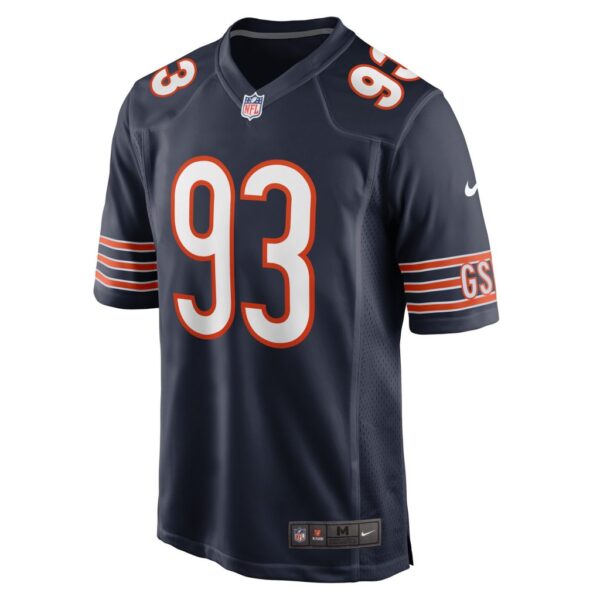 Men's Chicago Bears Justin Jones Nike Navy Game Player Jersey