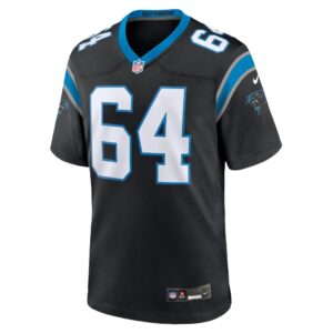 Men's Carolina Panthers Justin McCray Nike Black Team Game Jersey