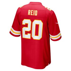 Men's Kansas City Chiefs Justin Reid Nike Red Super Bowl LVII Patch Game Jersey