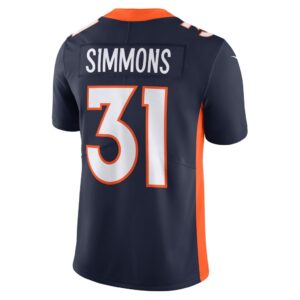 Justin Simmons Denver Broncos Nike Vapor Untouchable Limited Jersey - Navy