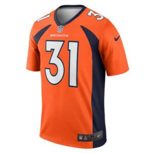 Men's Denver Broncos Justin Simmons Nike Orange Legend Jersey