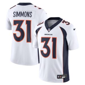 Justin Simmons Denver Broncos Nike Vapor Untouchable Limited Jersey - White