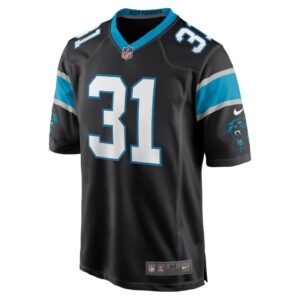 Men's Carolina Panthers Juston Burris Nike Black Game Jersey