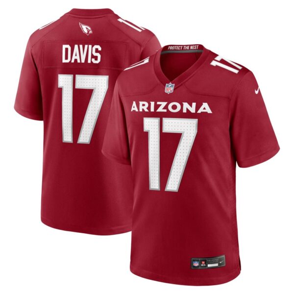 Kaden Davis Arizona Cardinals Nike Team Game Jersey - Cardinal