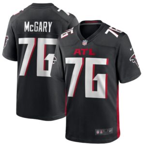 Men's Atlanta Falcons Kaleb McGary Nike Black Game Jersey